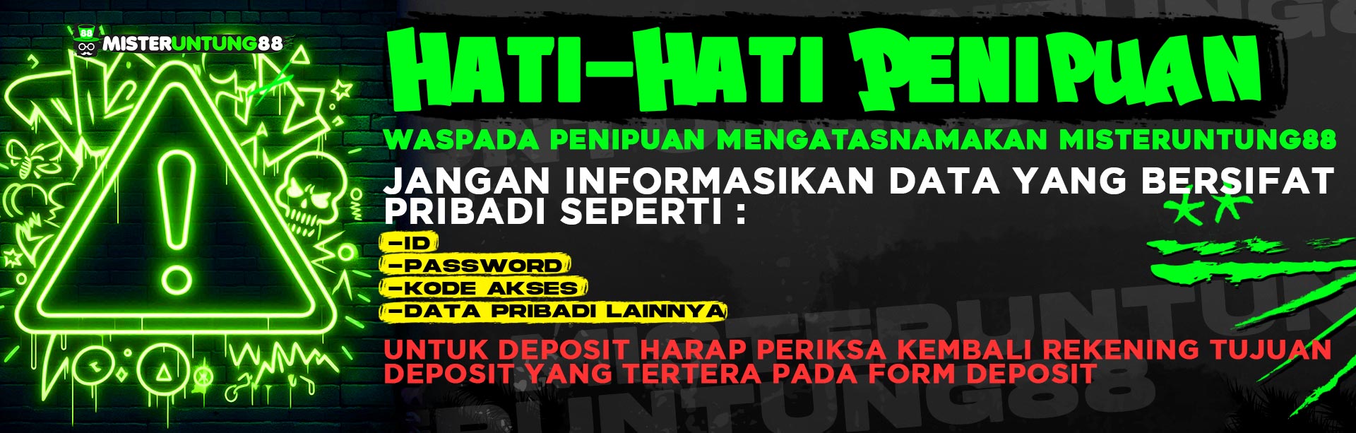 WASPADA PENIPUAN