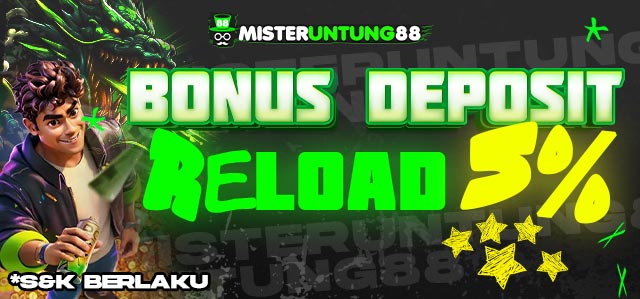 BONUS RELOAD 5% HARIAN