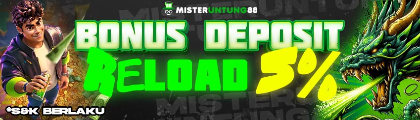 BONUS RELOAD 5% HARIAN